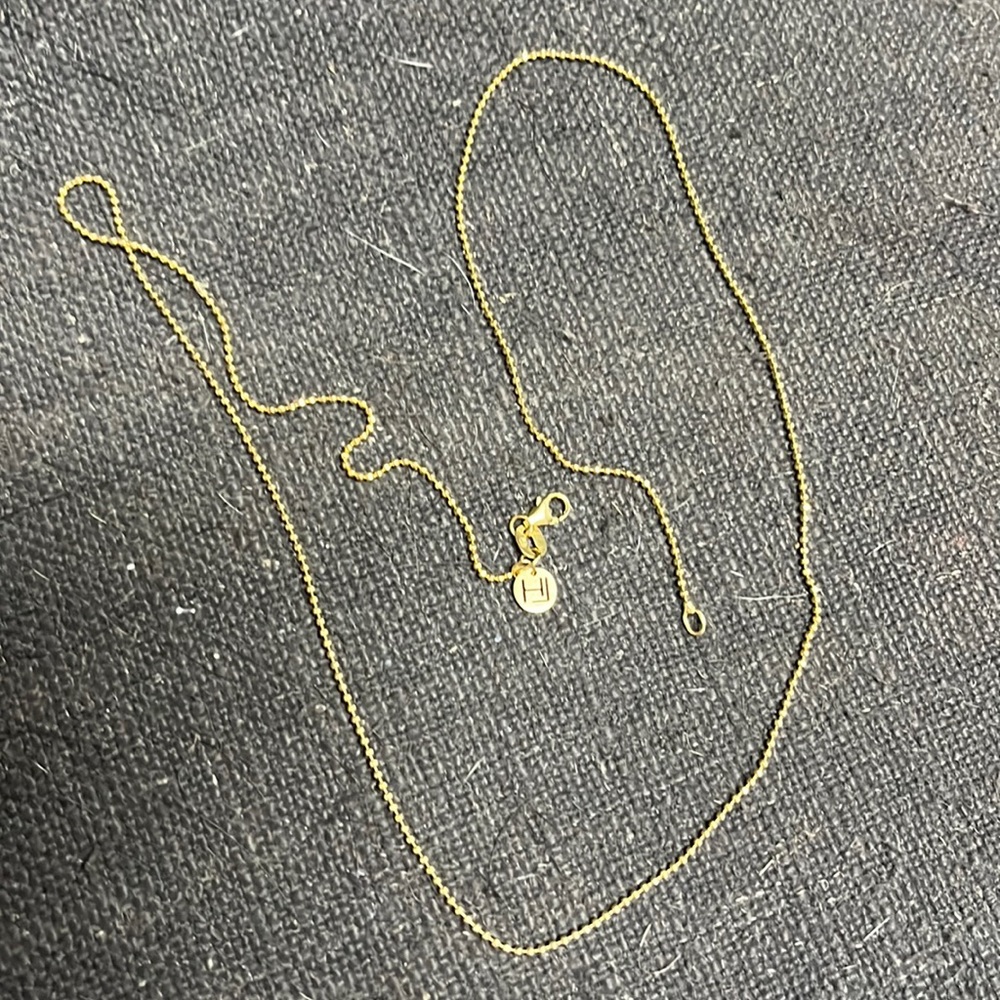 Ball chain yellow gold Logan Hollowell 20 inches